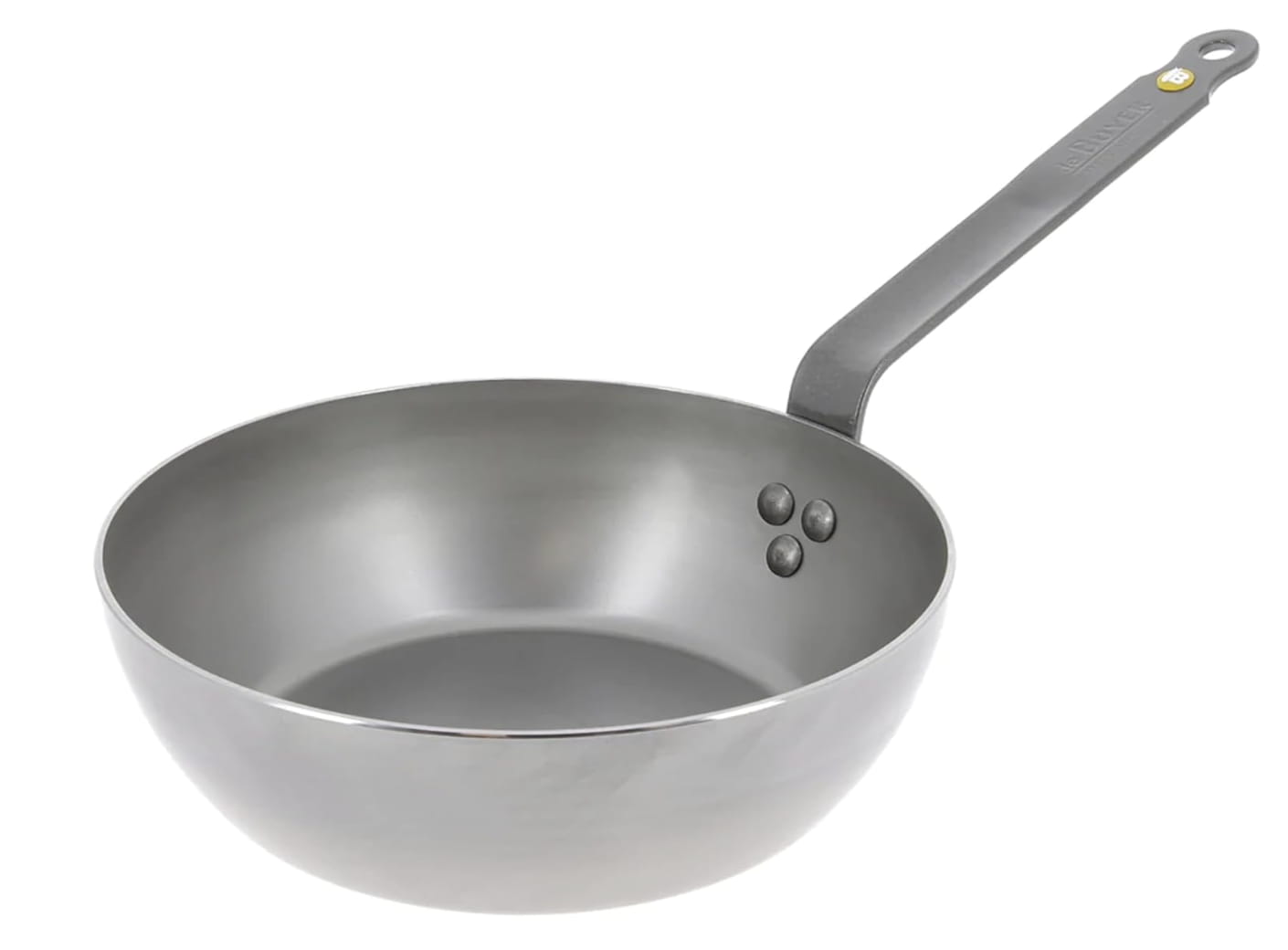 De Buyer 5614.24 Mineral B Element Country Pan - Sartén Campestre Acero al Carbono 24 cm 1