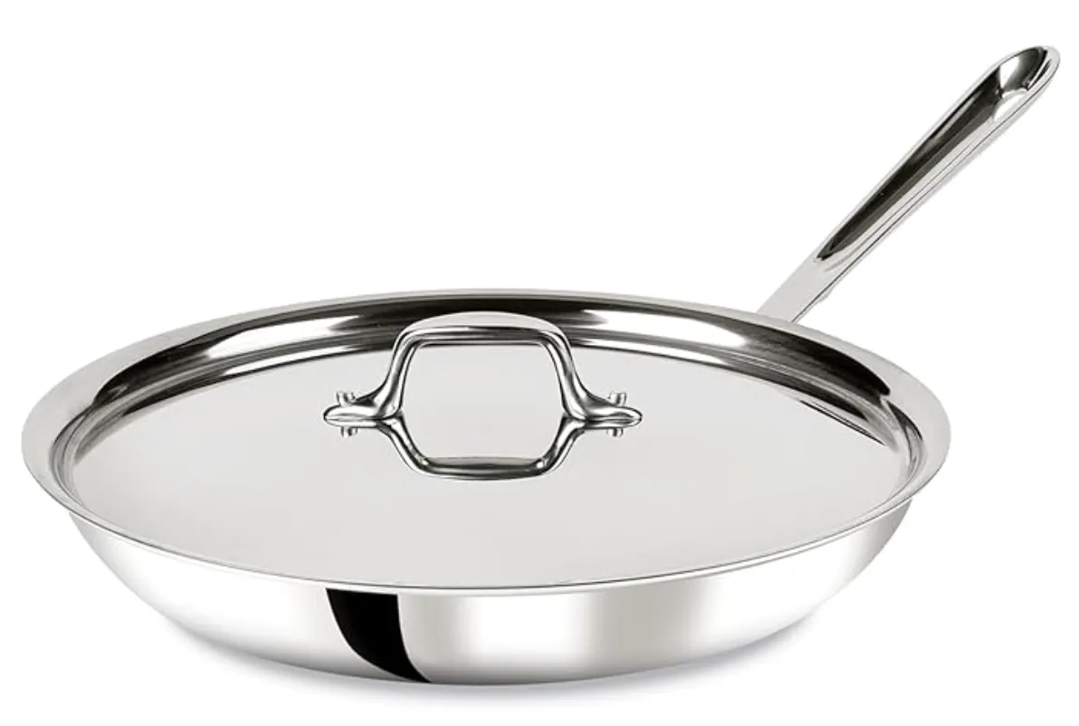 All-Clad Sartén D3 Acero Inoxidable con Tapa