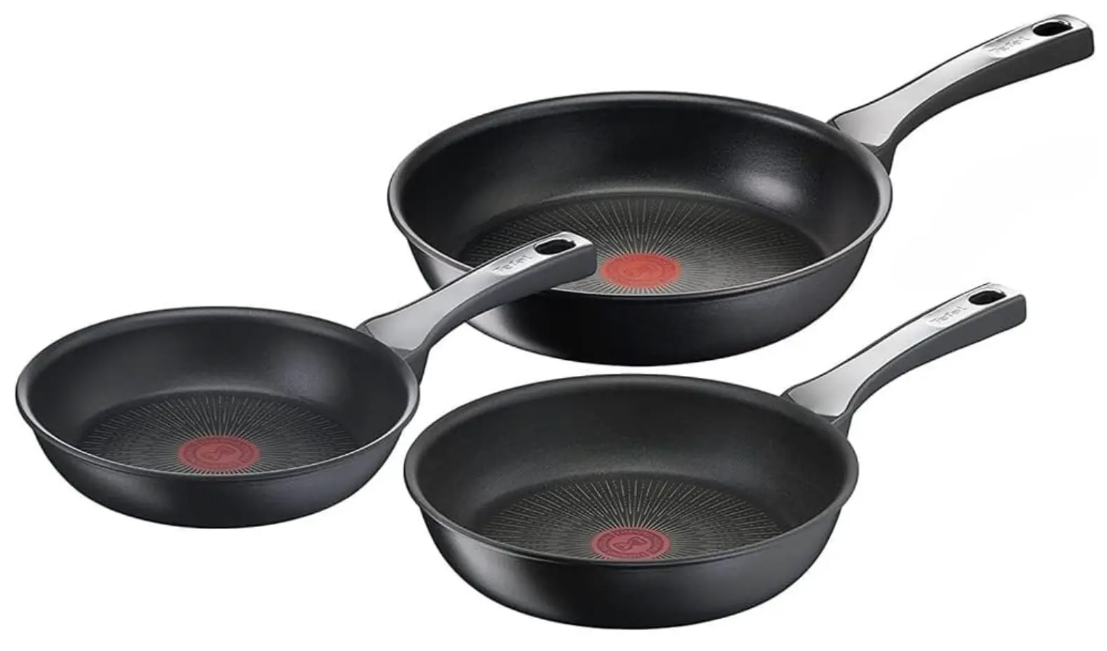 Tefal Unlimited On Juego de 3 Sartenes de Aluminio 20/24/28 cm 1
